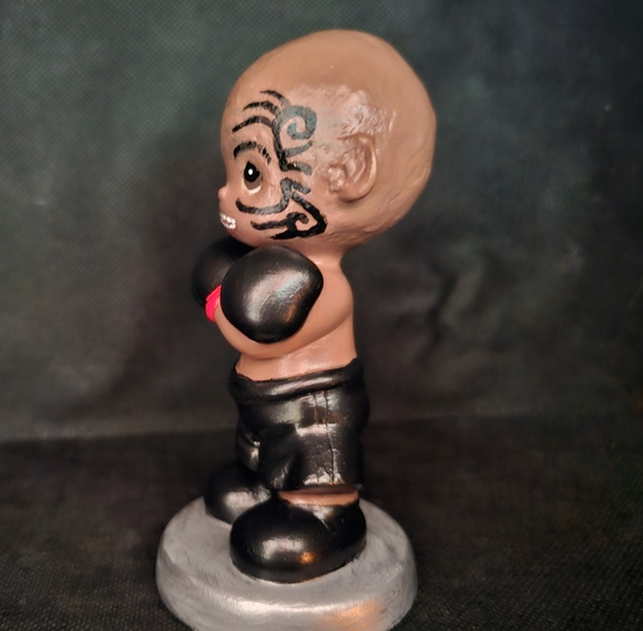 Mike Tyson Inspired Altered Precious Moments - OOAK - Picture 4 of 5
